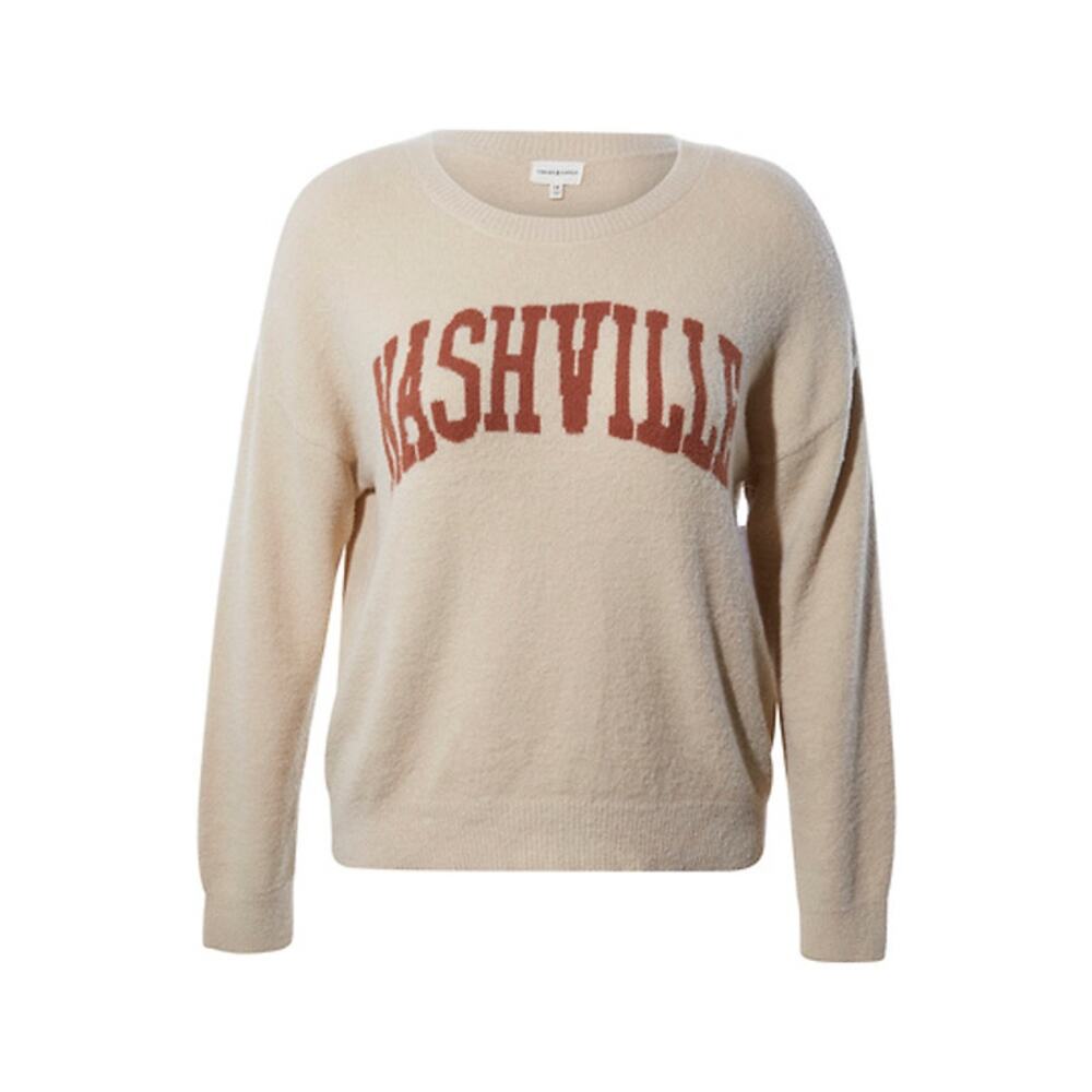 THREAD & SUPPLY Women's Nashville Sweater Size 1X In Sand Brick